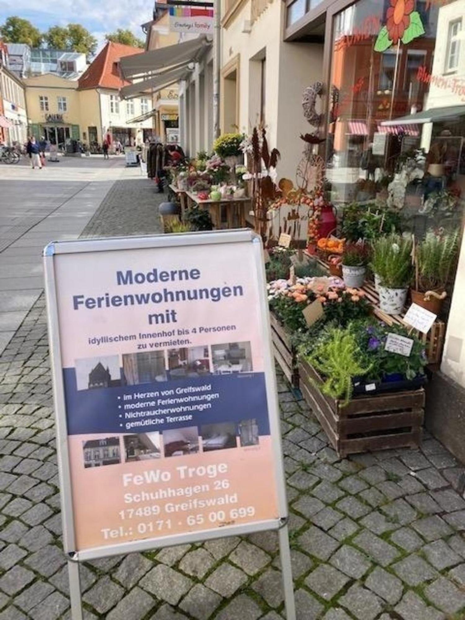 Ferienwohnung Troge In グライフスヴァルト エクステリア 写真