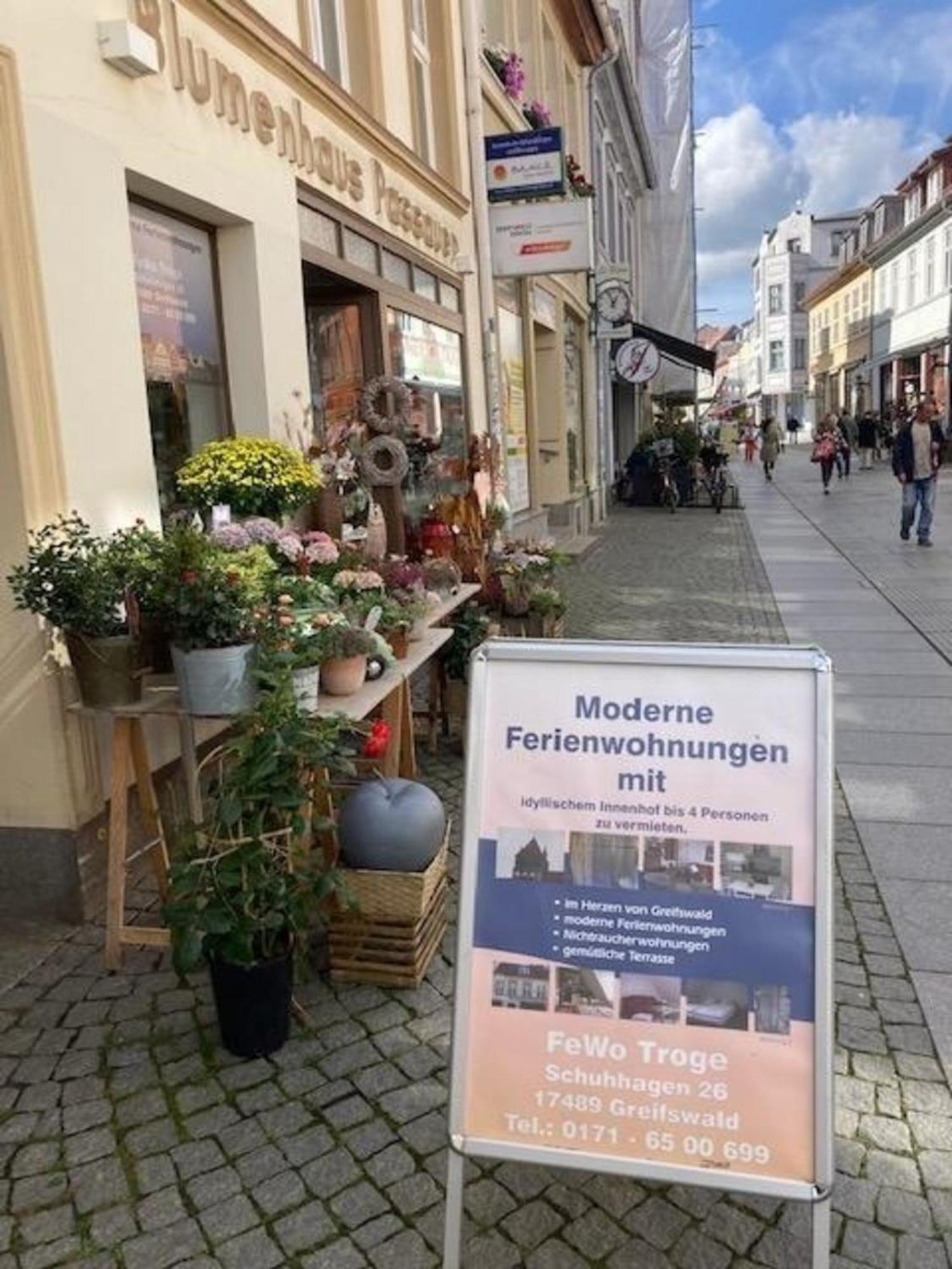 Ferienwohnung Troge In グライフスヴァルト エクステリア 写真